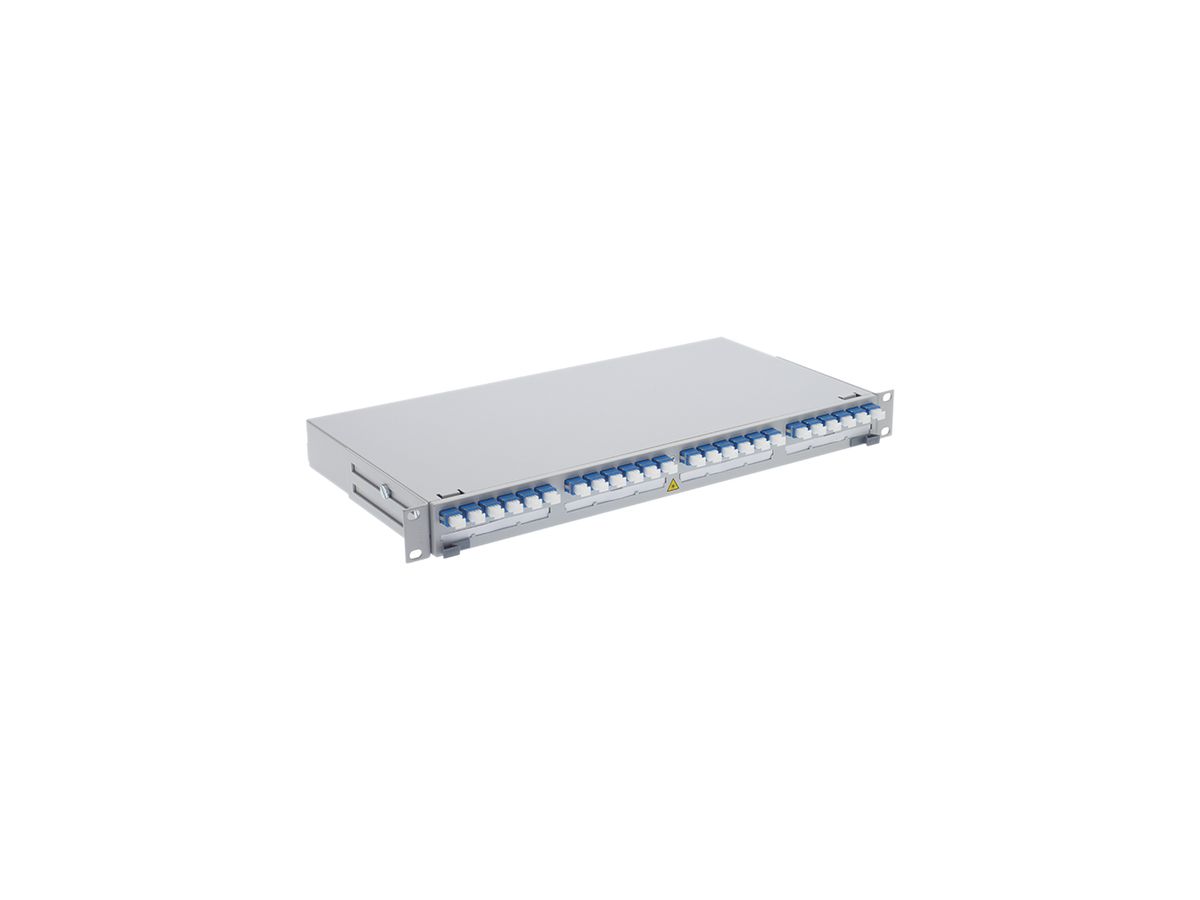 Rangierfeld LWL 19" FiberRack2 1HE 12×SC-Duplex Multimode