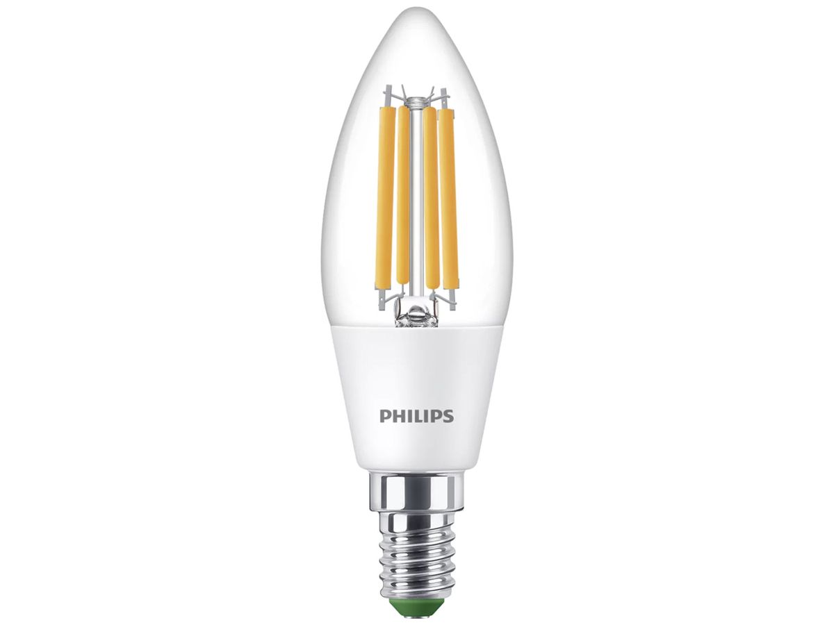 LED-Lampe Philips MASTER E14 2.3W 485lm 2700K Ø35×111mm klar
