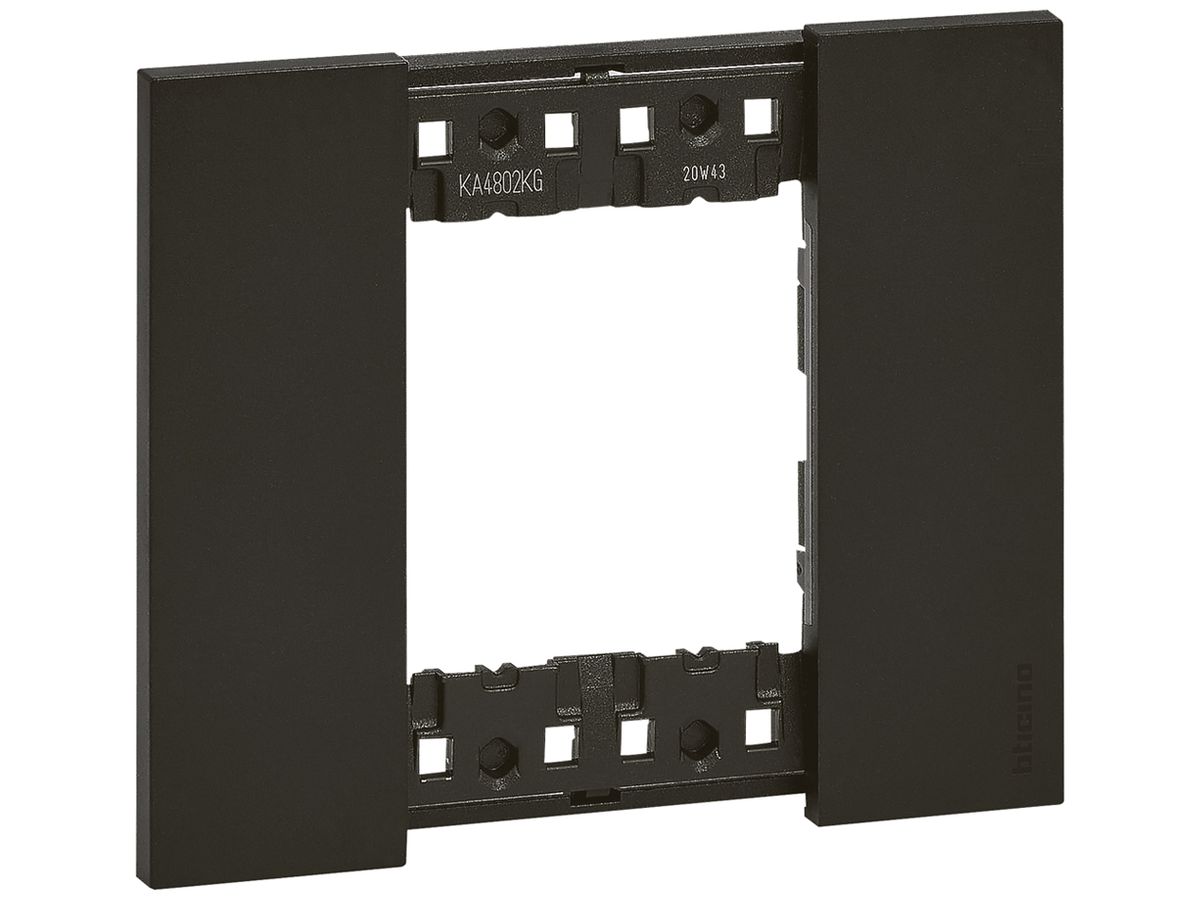 Abdeckrahmen Living Now 2 Module 102.5×86mm black