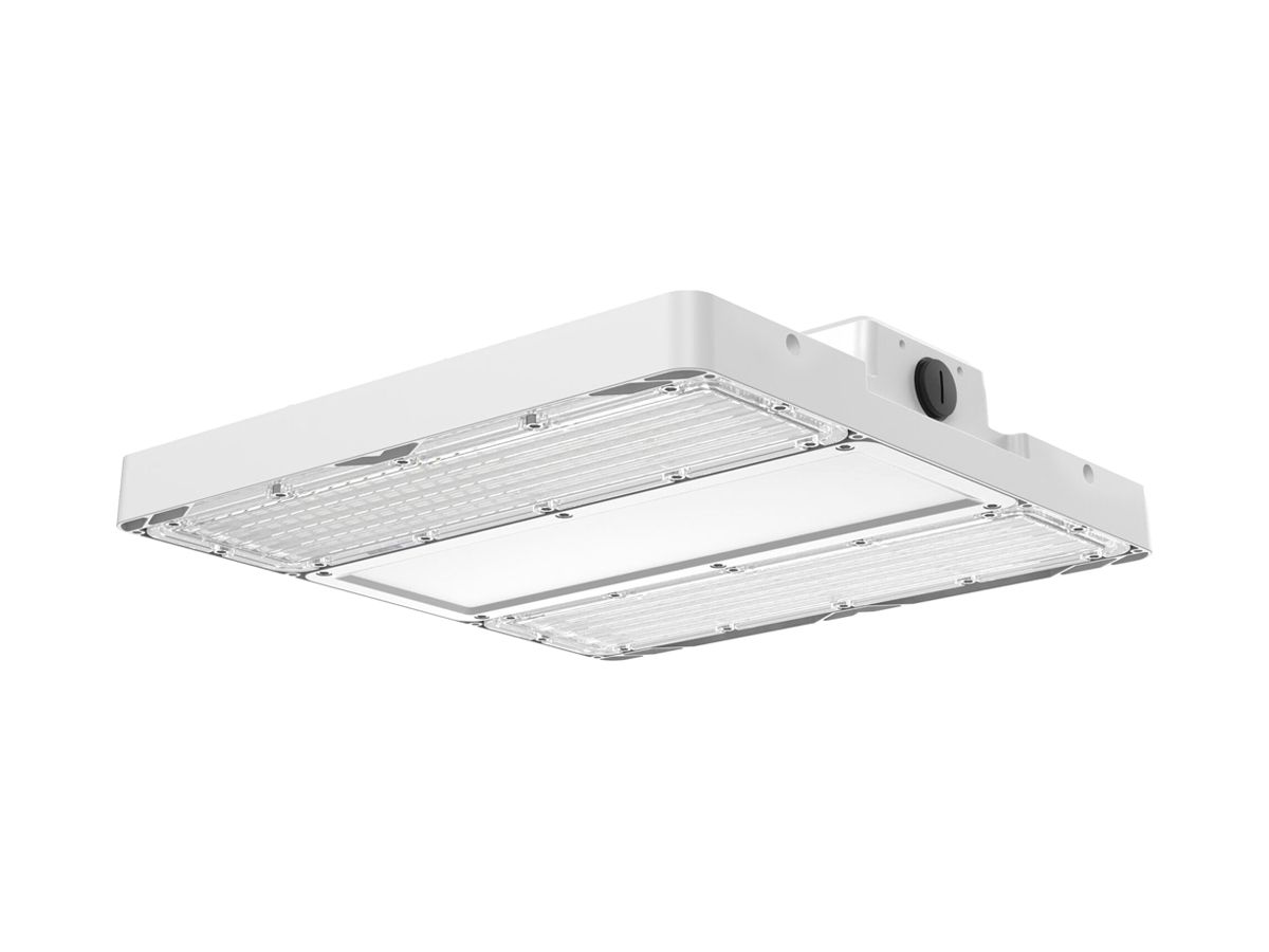 LED-Hallenstrahler DOTLUX LIGHTBEAM 150W 26540lm 840 IP66 30×105° 0-10V weiss