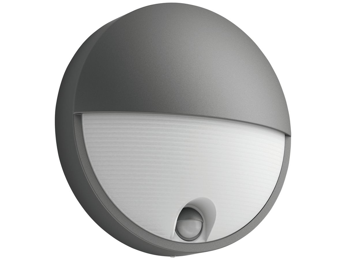 LED-Wandleuchte Capricorn PIR 6W 230V 600lm Ø214×78mm IP44 anthrazit