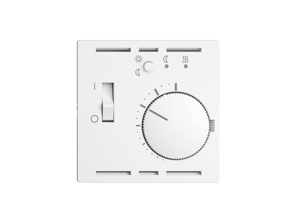 UP-Raumthermostat EDIZIOdue weiss mit Fühler und Timer