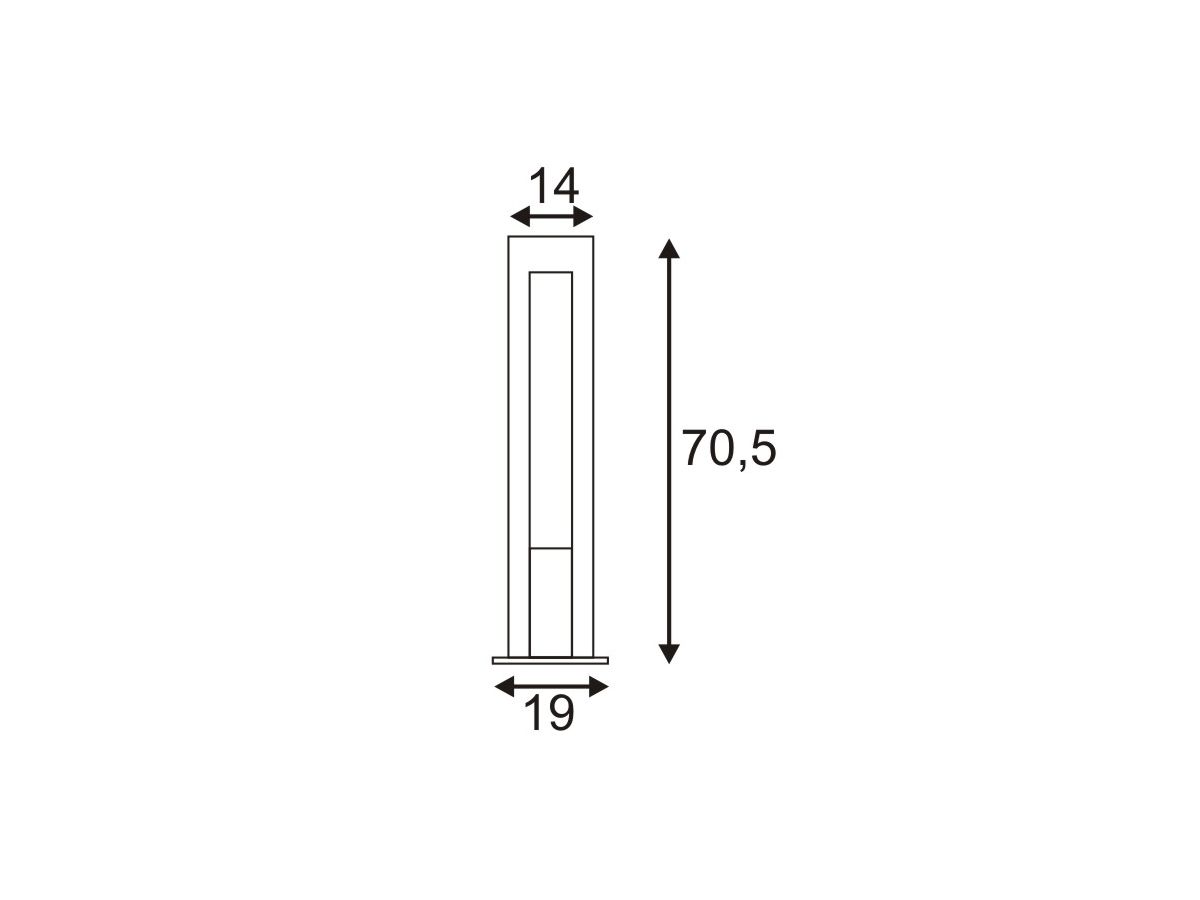 Stehleuchte SLV ARROCK ARC, GU10 35W IP44 salt&pepper