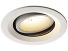 LED-Downlight SLV NUMINOS MOVE M 17.5W 1600lm 3000K 55° DIM Ø135×81mm ws/ws