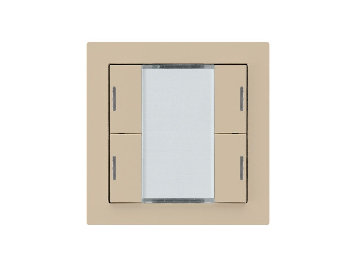 UP-Taster kallysto A KNX 4× RGB LED s/e-link beige