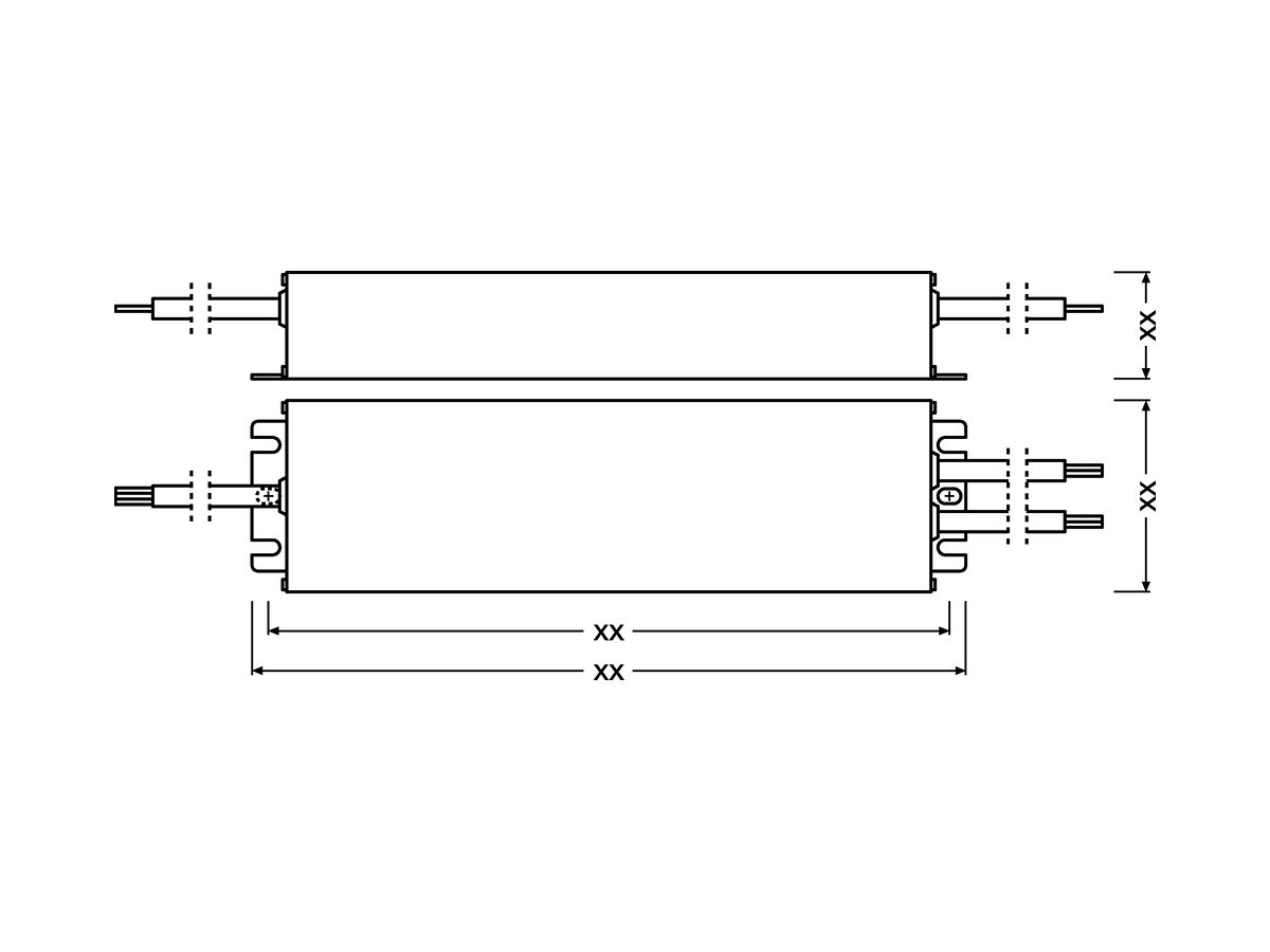 LED-Konverter OT 130/220…240/24 DIM P 130W 24VDC 220×63×37mm IP66