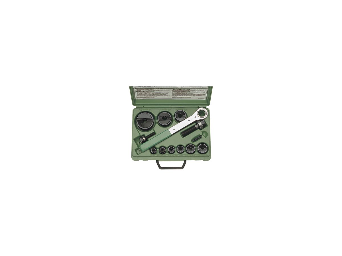 Blechlocher-Satz Greenlee Slug-Buster komplett M16-M63