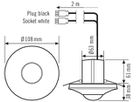 UP-Bewegungsmelder ESYLUX MD-C 360i/8, mit WINSTA Code A, weiss