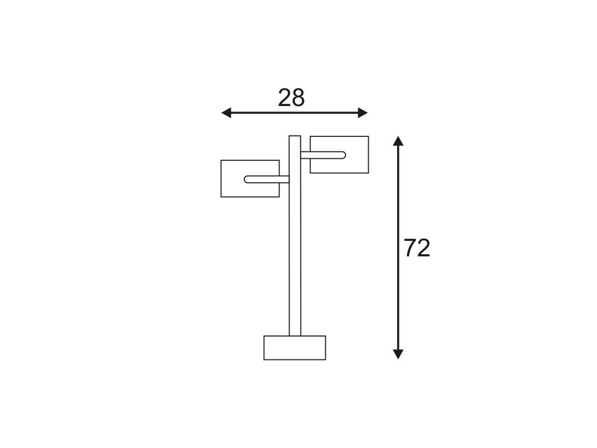 Standleuchte SLV SITRA 360, 2×GX53 9W IP44 anthrazit