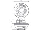 UP-Präsenzmelder Theben LUXA 103 S360-28 KNX 360° weiss