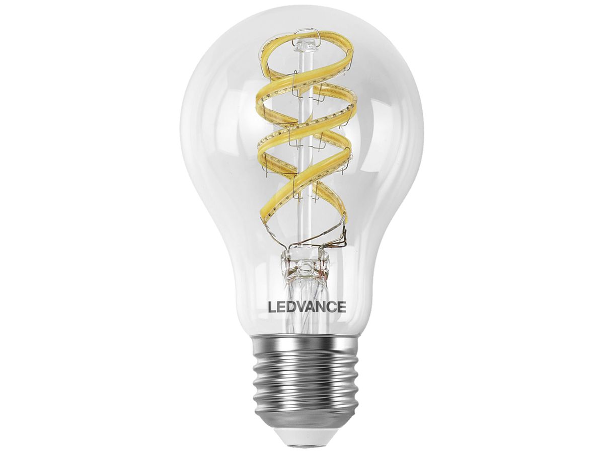 LED-Lampe LEDVANCE SMART+ WiFi E27 4.8W 470lm RGBTW DIM Ø60×105mm Typ A klar