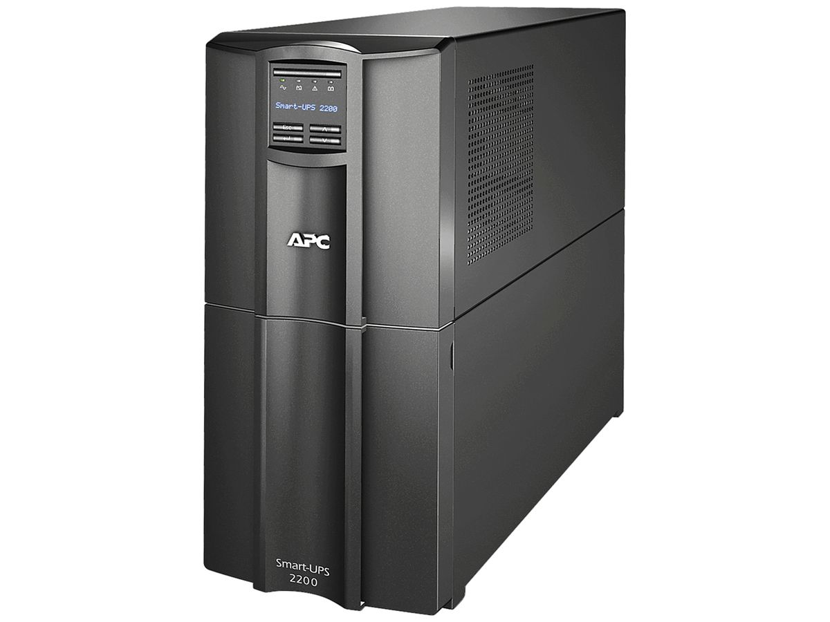 USV-Anlage APC Smart-UPS 230V 2200VA 1×C19 8×C13 Line-Interaktiv SmartConn./Slot