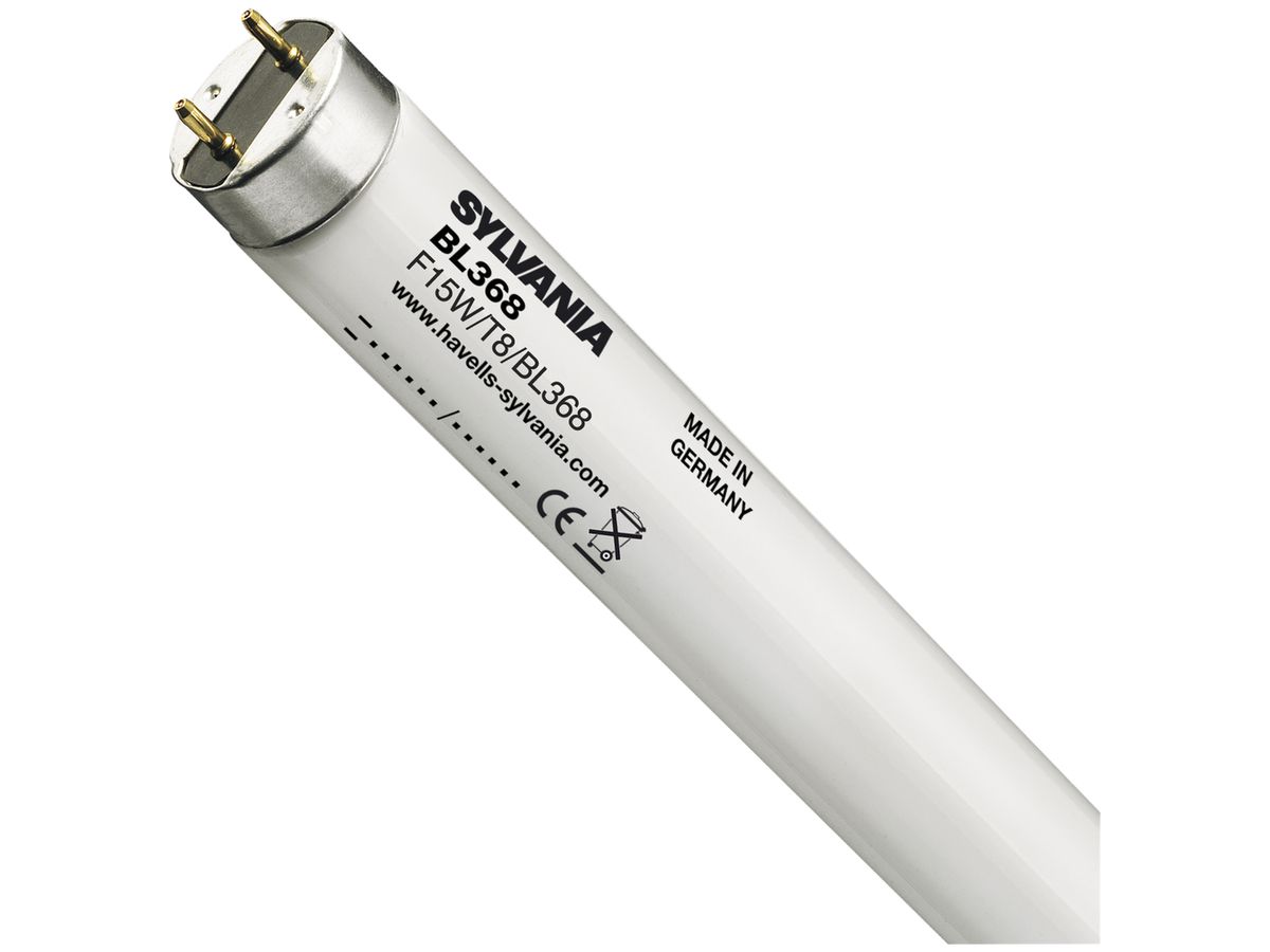 UV-Lampe F T8 G13 15W BL368, Splitterschutz