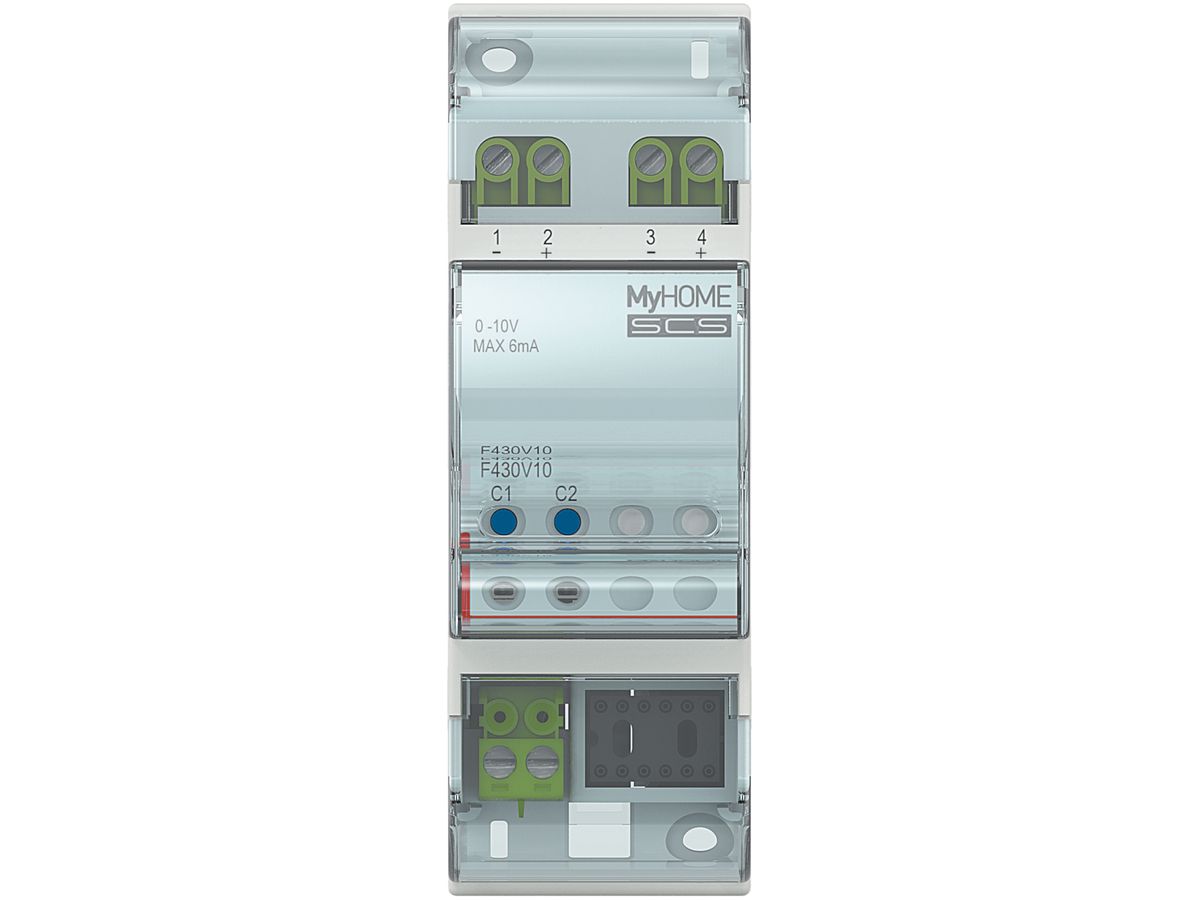 REG-Heizungsaktor MyHome 0…10V 2F