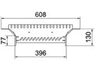 T-Abgang BET RAA 60×400mm Stahl bandverzinkt