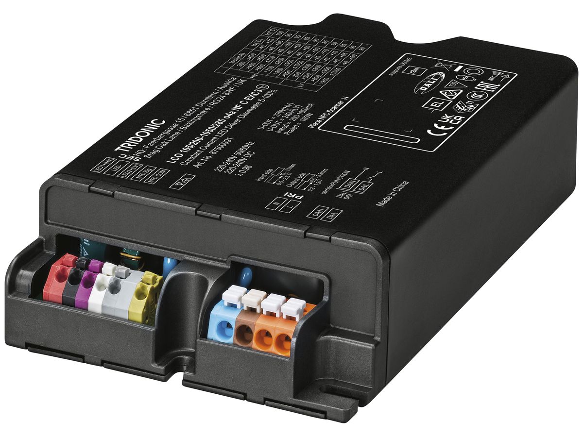 LED-Konverter Tridonic LCO o4a NFC C EXC3 165W 285V 200…1050mA