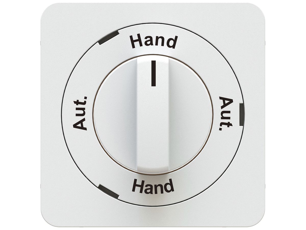 Frontplatte MH priamos Aut.-Hand-Aut.-Hand für Dreh-/Schlüsselschalter ws