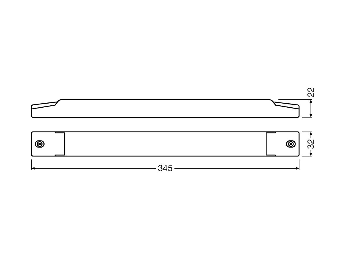 LED-Konverter OTi BLE 80/220…240/24 1…4 CH 80W 24VDC 346×32×22mm