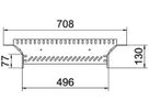 T-Abgang BET RAA 85×500mm Stahl bandverzinkt