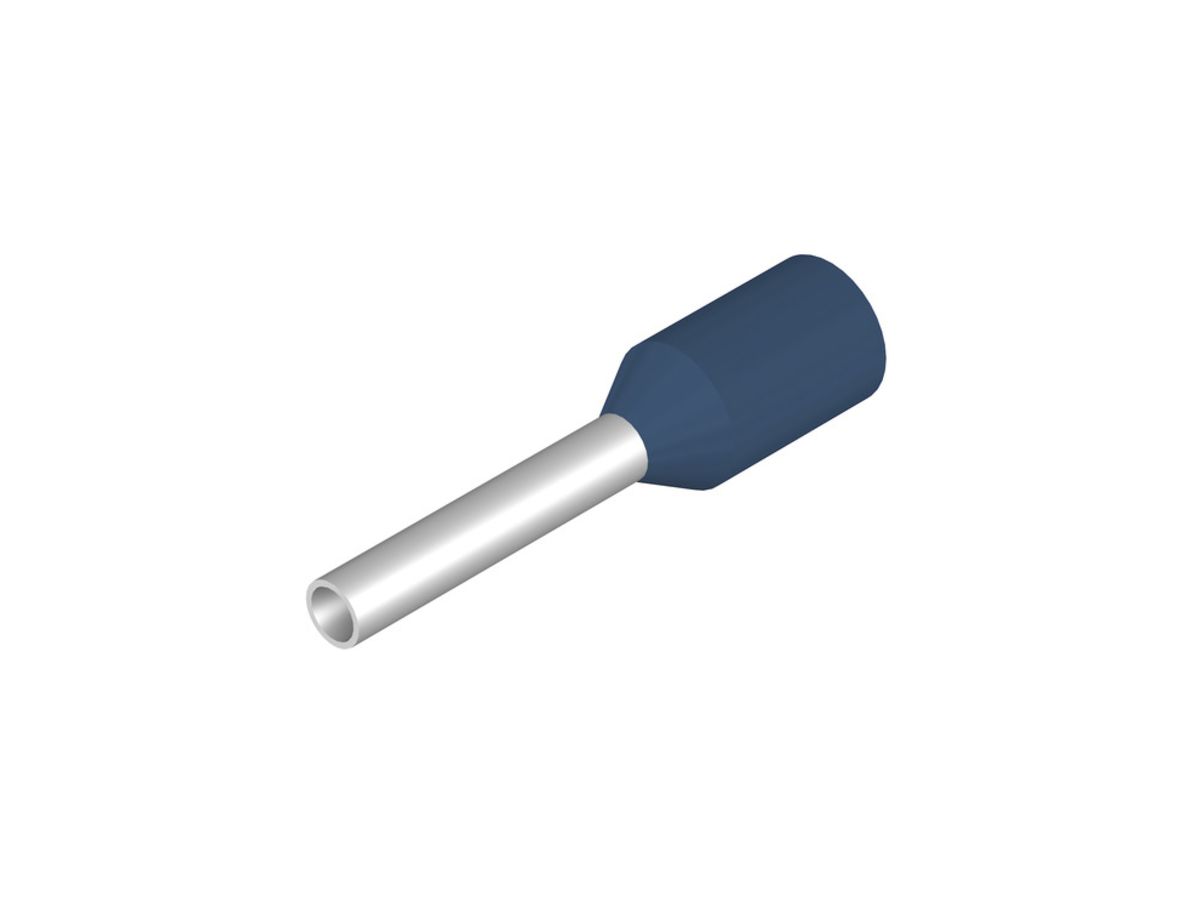 Aderendhülse Weidmüller H isoliert 0.75mm² 8mm blau Telemecanique Rolle