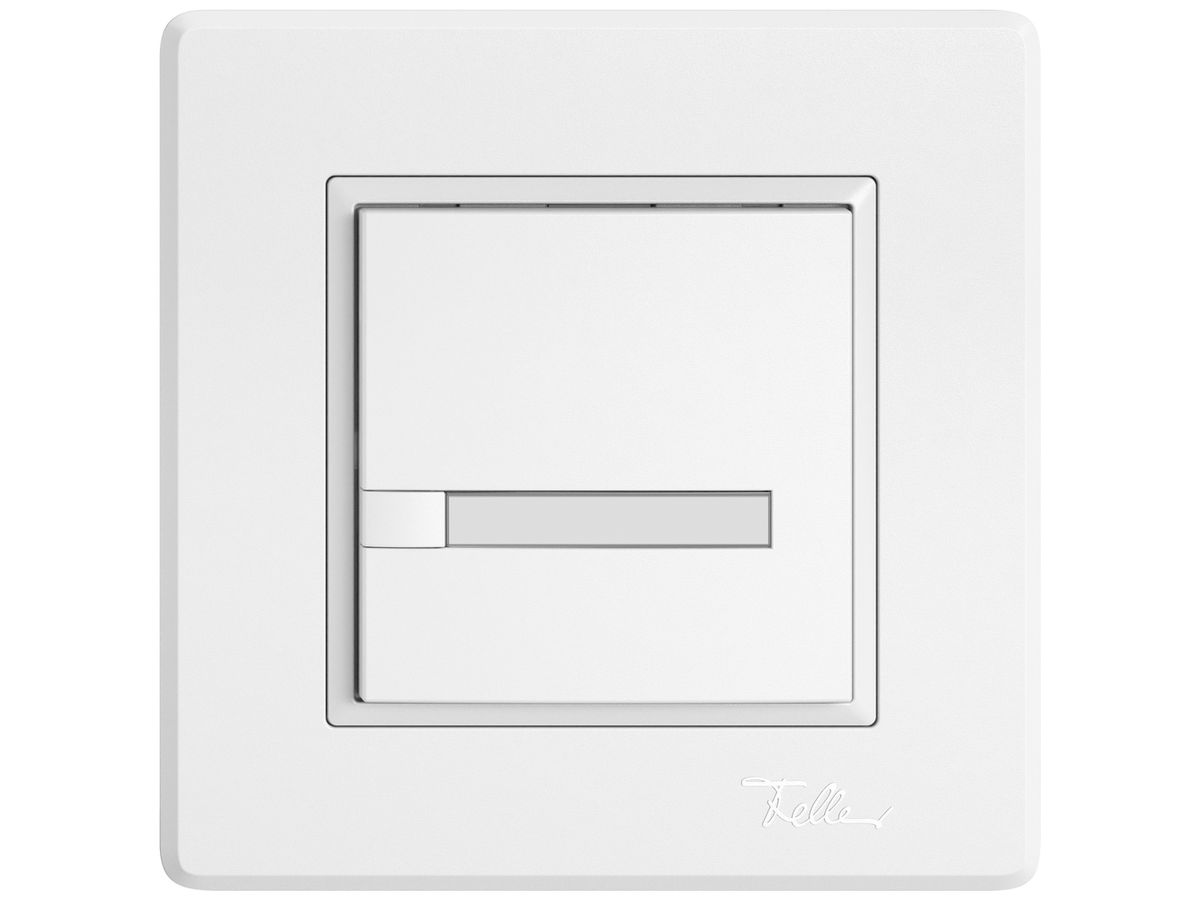 UP-KNX-Taster RGB EDIZIO.liv SNAPFIX® Temperaturfüh.o.LED Pap.1×T 1-Tbed.ws