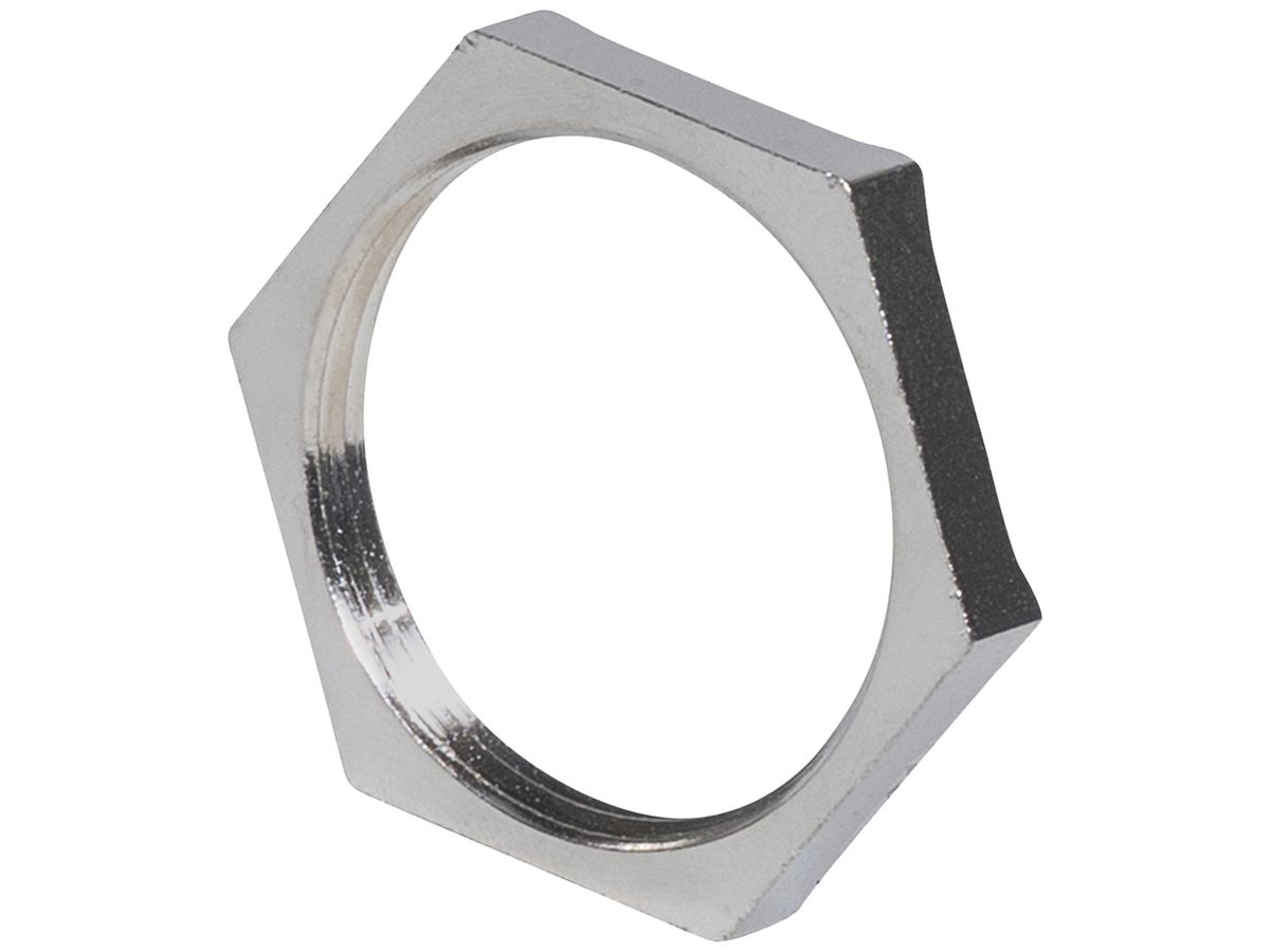 Gegenmutter Plica M50 sechskant Stahl rostfrei A2