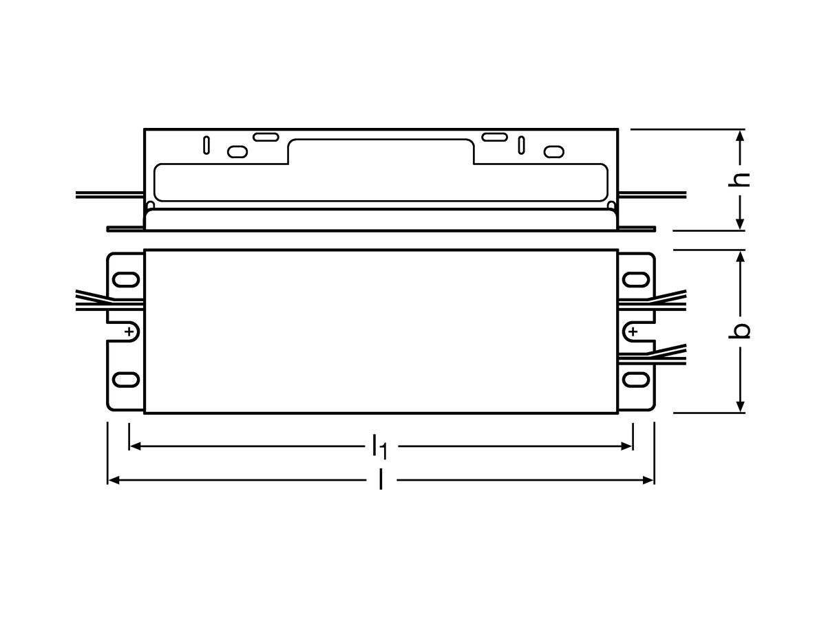 LED-Konverter OT 50/120…277/1A2 2DIMLT2 P 50W 600…1250mA 168×50×30mm IP64