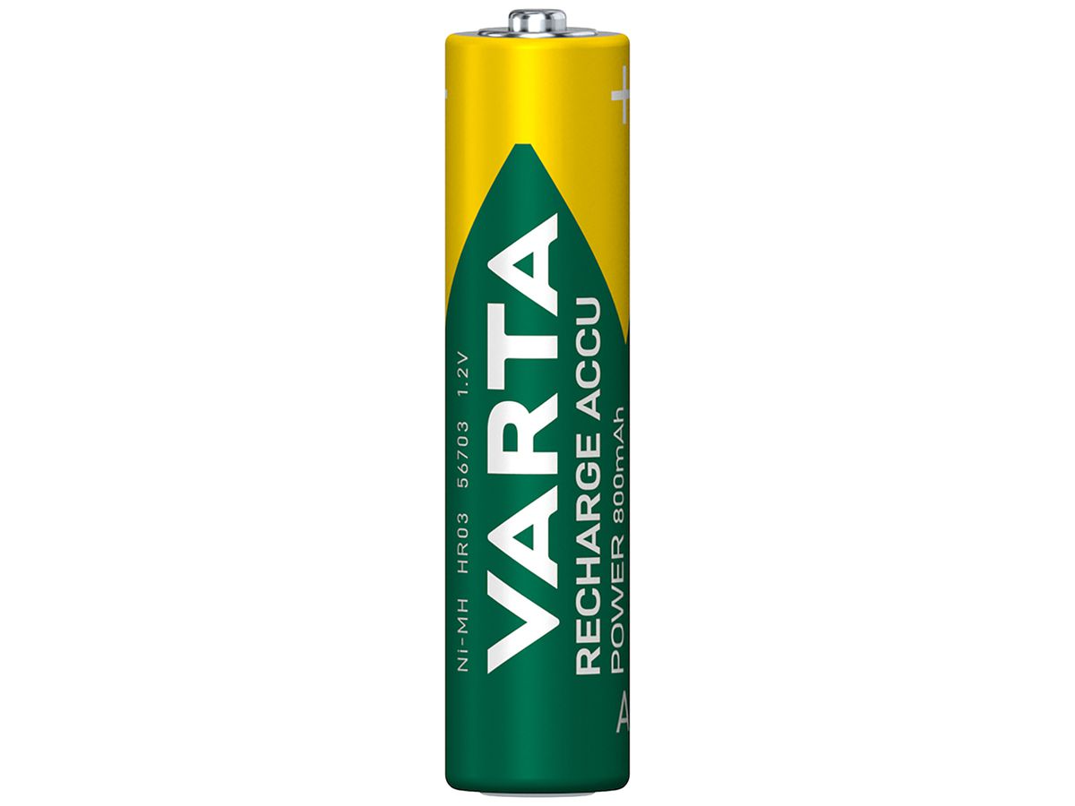 Akku VARTA Power NiMH HR03/AAA, 0.8Ah 1 Stück