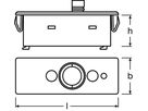 EB-Licht-/Präsenzsensor DALI LS/PD LI, EB 41…55.4×14…15.4mm