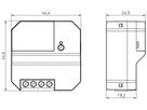 UP-Uhrenthermostat Theben RAMSES 814 BLE weiss