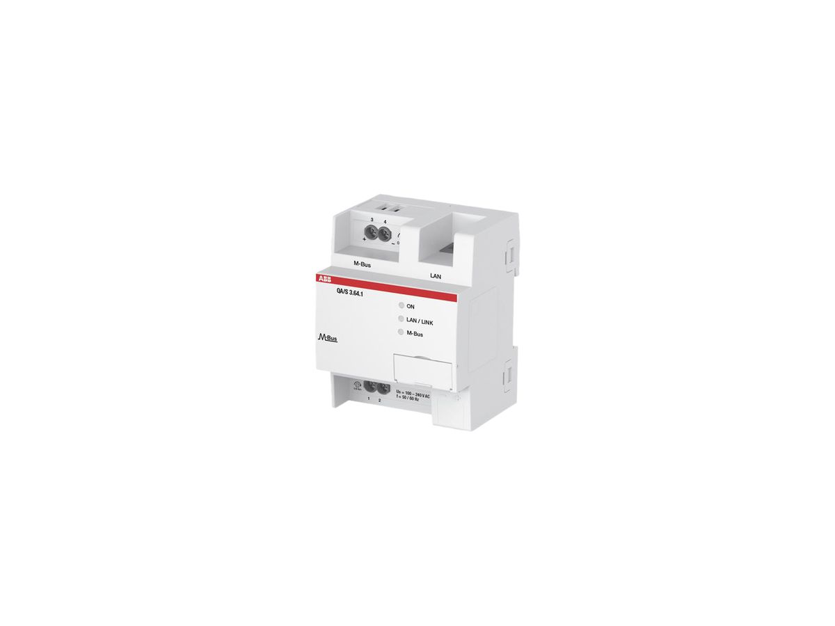 REG-Energie-Analyzer ABB QA/S 3.64.1, M-Bus, für 64 Teilnehmer