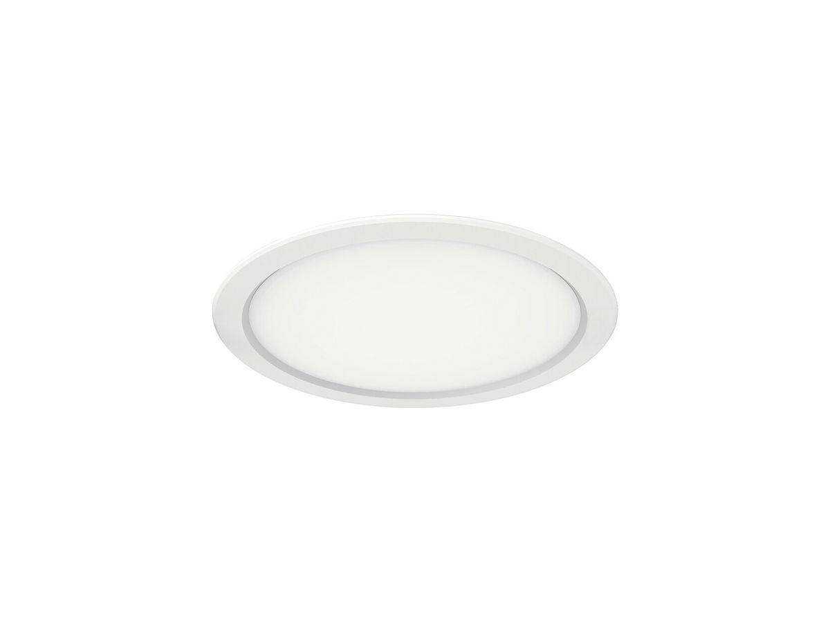 LED-Downlight Siteco Lunis DIF 14W 1400lm 830 IP20/IP40 Ø166mm weiss