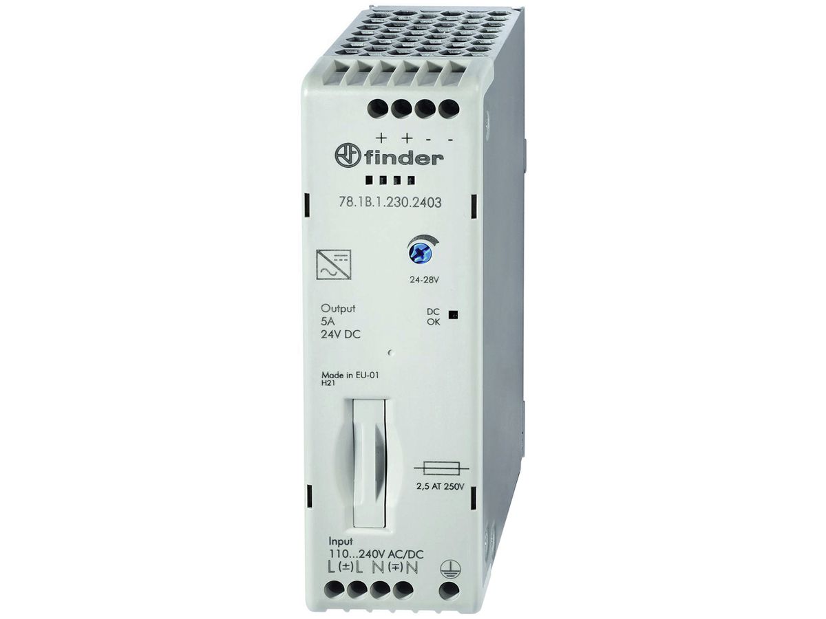 EB-Schaltnetzteil Finder 78.1B, 24VDC 110W