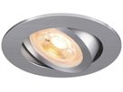 LED-Downlight SLV NEW TRIA 68 GU10 1×10W DIM Ø82mm Silber