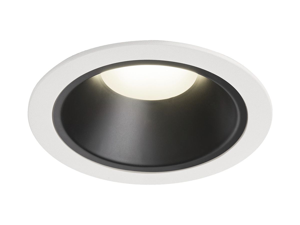 LED-Downlight SLV NUMINOS XL 37.4W 3600lm 4000K 55° DIM Ø160×108mm ws/sz