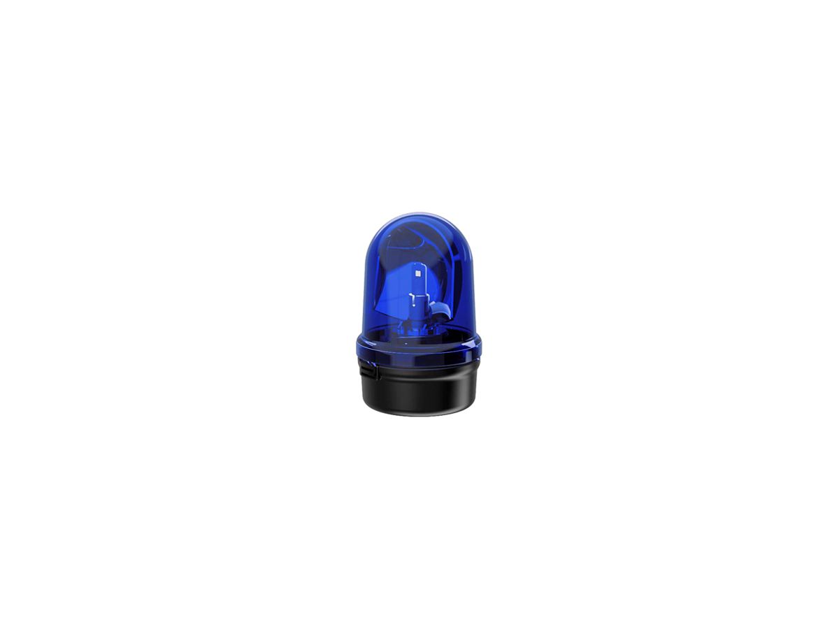 LED-Drehspiegelleuchte WERMA 885 24VAC/DC Bodenmontage blau