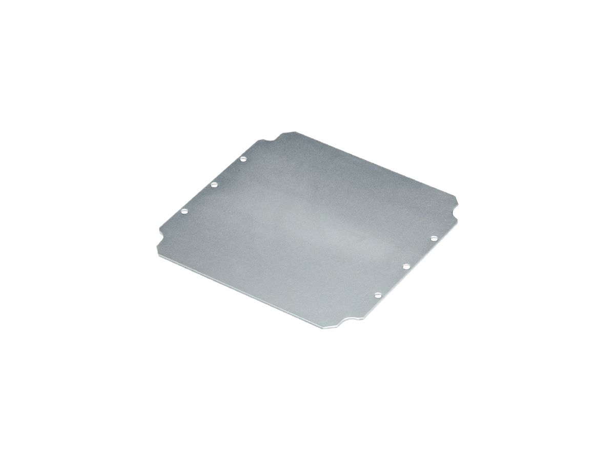 Montageplatte Weidmüller POK MOPL 233×238×1.5mm Stahlblech verzinkt