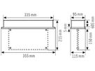 Notleuchte ESYLUX SLC EL LED IR 230V 3W IP40 3h weiss Deckeneinbau