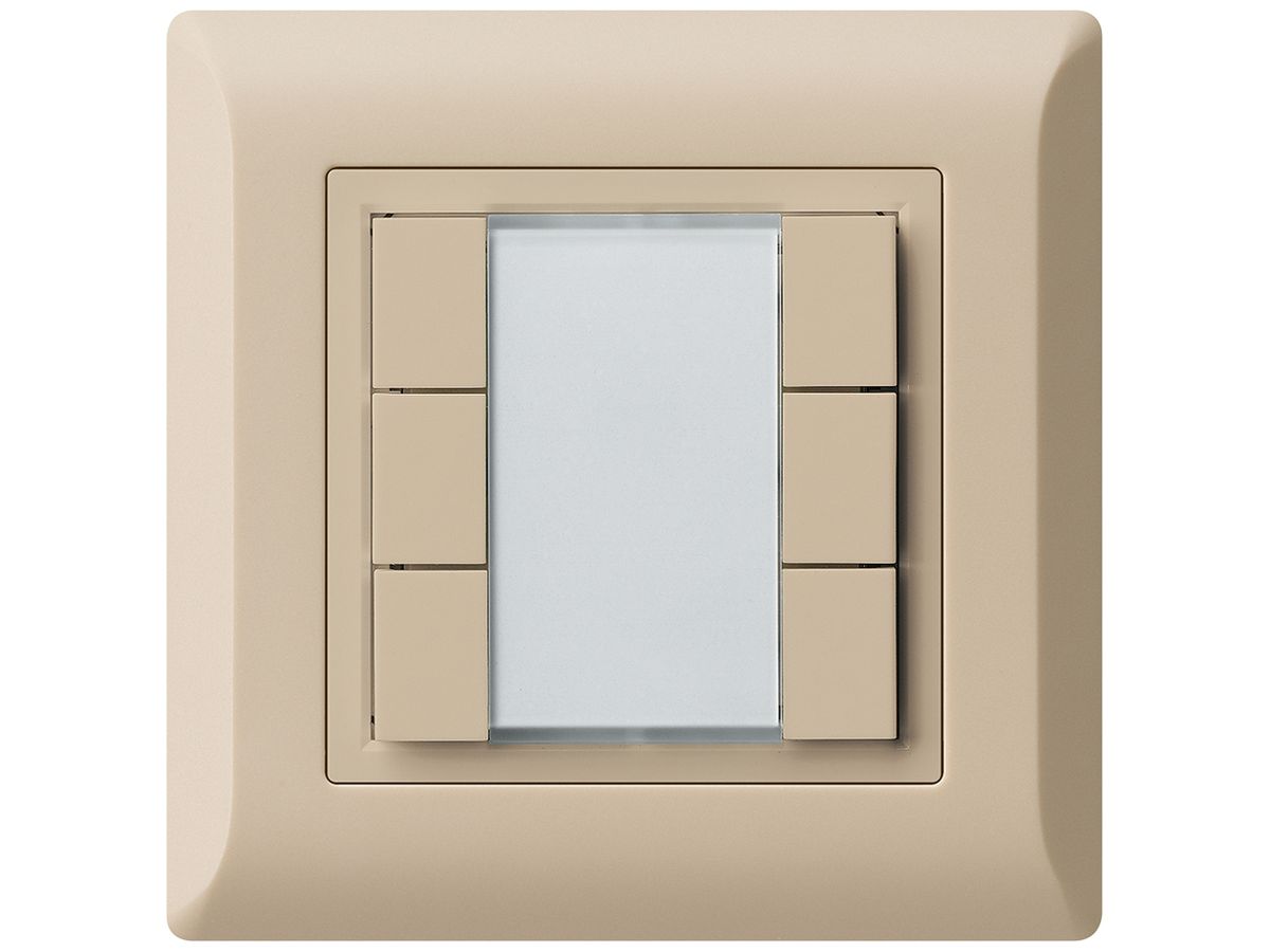 UP-Multifunktionstaster kallysto.line KNX RF 6-fach beige