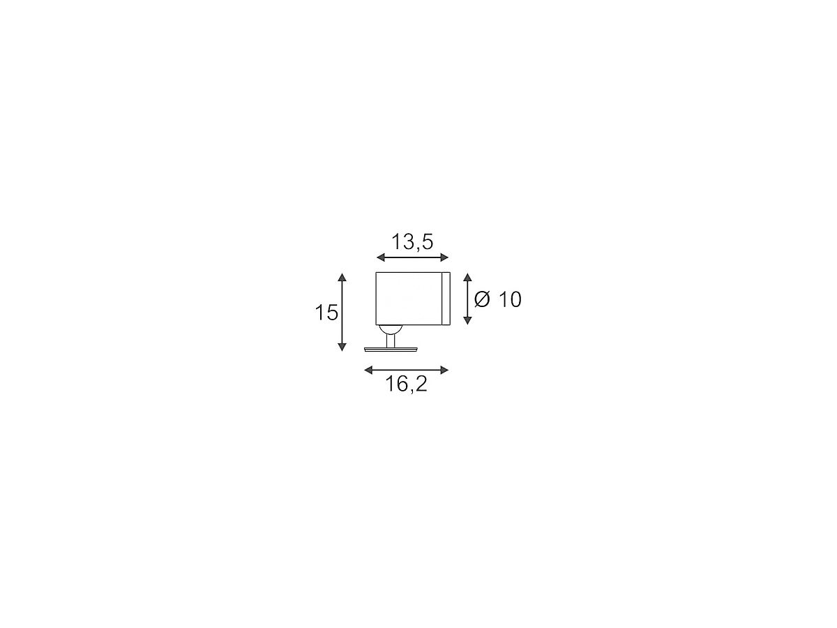 LED-Standleuchte SLV HELIA, 15W 1340lm 3000K IP55 anthrazit