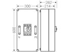 Leistungsschaltergehäuse Hensel Mi, 250A, 3-polig+PE+N