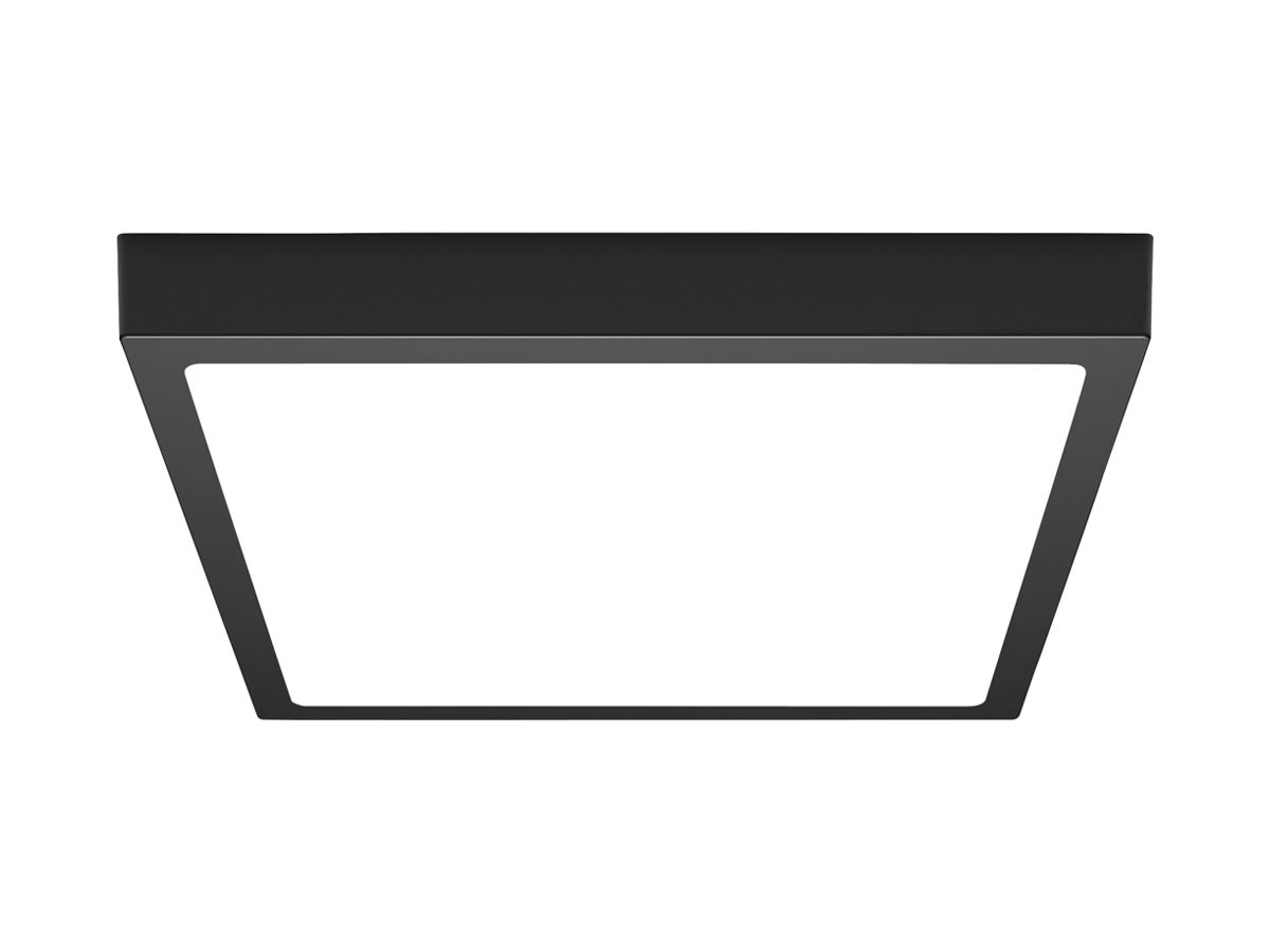 AP-LED-Downlight Philips Slim Surface 20W 1900lm 827 110° 285×285mm schwarz