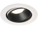 LED-Downlight SLV NUMINOS MOVE XL 37.4W 3600lm 4000K 40° DIM Ø190×118mm ws/sz