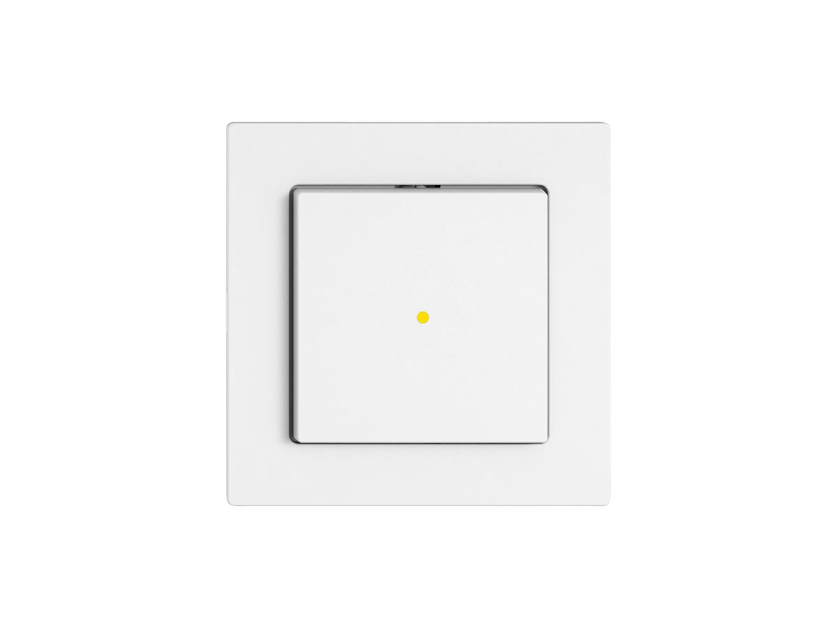 Leuchtdruckschalter EDIZIO.liv SNAPFIX® 3/1L Frontlinse LS gelb ws