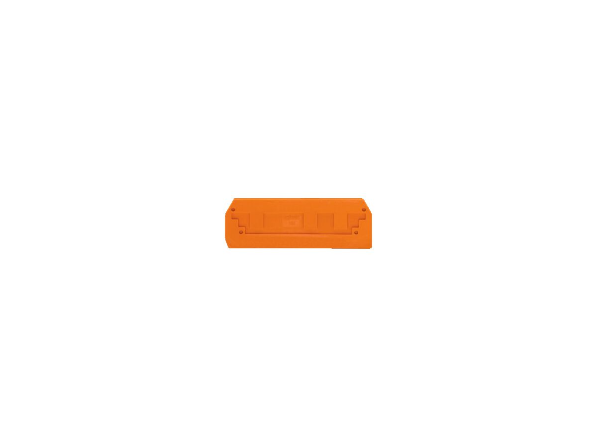 Abschlusswand WAGO 6mm² orange für 282-681/684