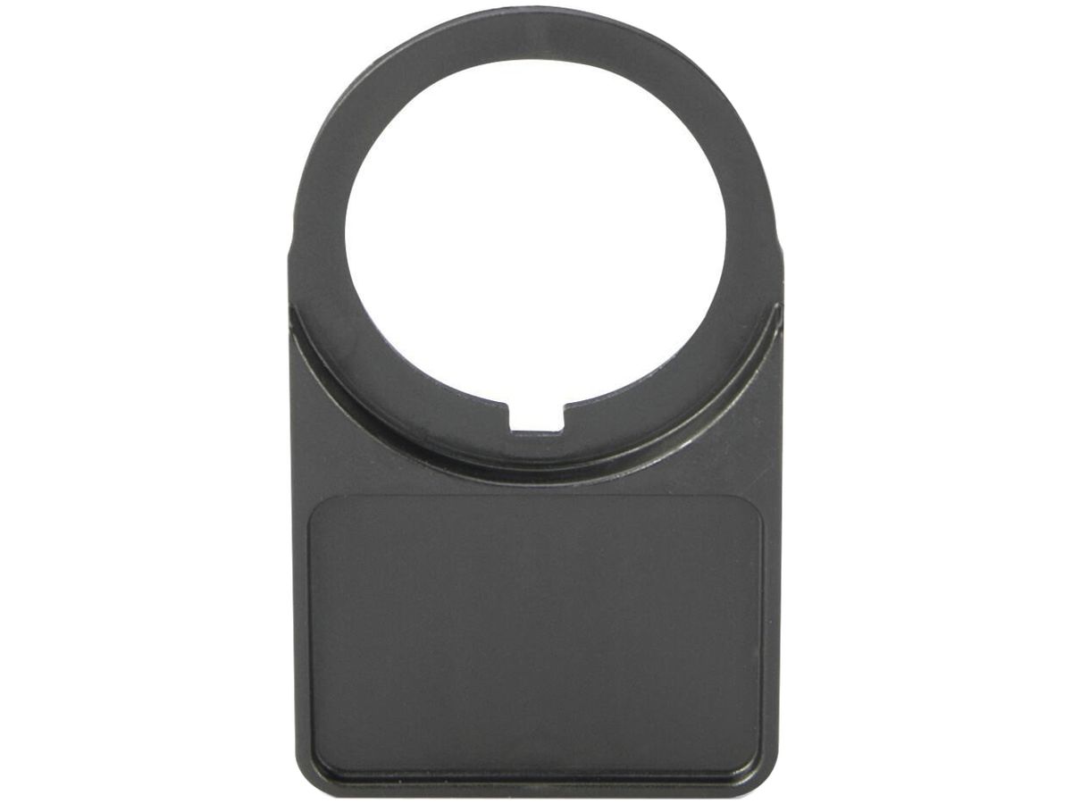 Tasterrahmen WAGO für Tasterschild, 27×19mm, schwarz