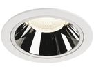 LED-Downlight SLV NUMINOS XL 37.4W 3750lm 4000K 40° DIM Ø160×108mm ws/Cr