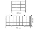 Schutzkorb ESYLUX für ELX, SLX, Höhe 260mm