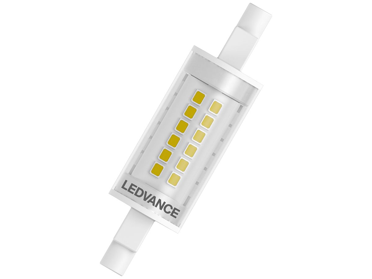 LED-Lampe LEDVANCE SLIM LINE R7s 7W 806lm 2700K Ø20×78mm klar