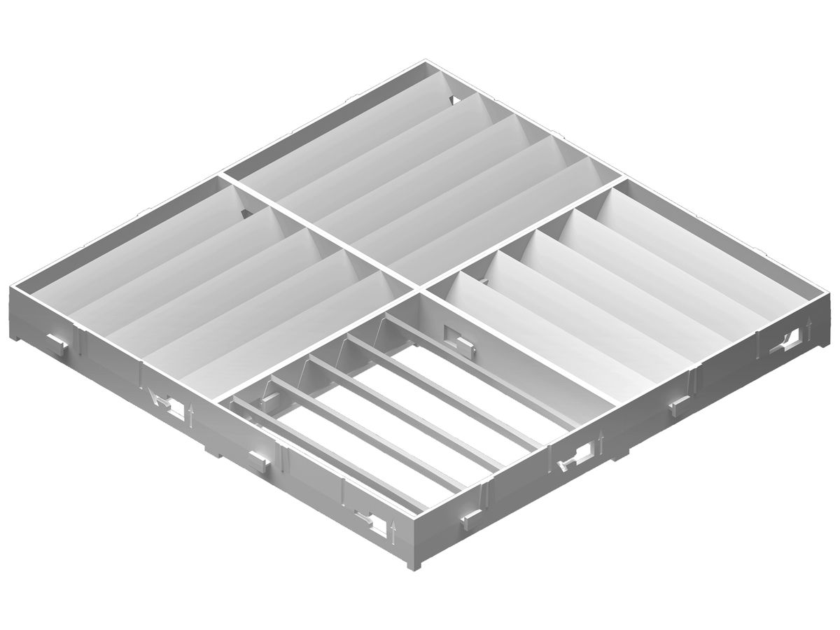 Luftumlenkung Rittal SK 3213.340 280×280mm Kunststoff